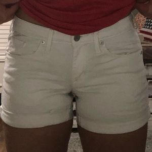 Size 4 Mossimo White shorts